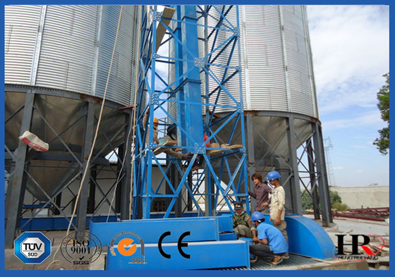 le silo de stockage du grain 1112m3, a ridé les poubelles en acier de grain moins la profession de terre